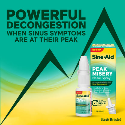 Sine-Aid nasal spray for peak sinus symptoms